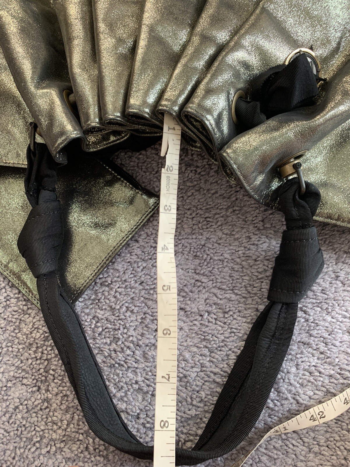 Authentic Lanvin Polisson  Metallic - Oversized/ … - image 7