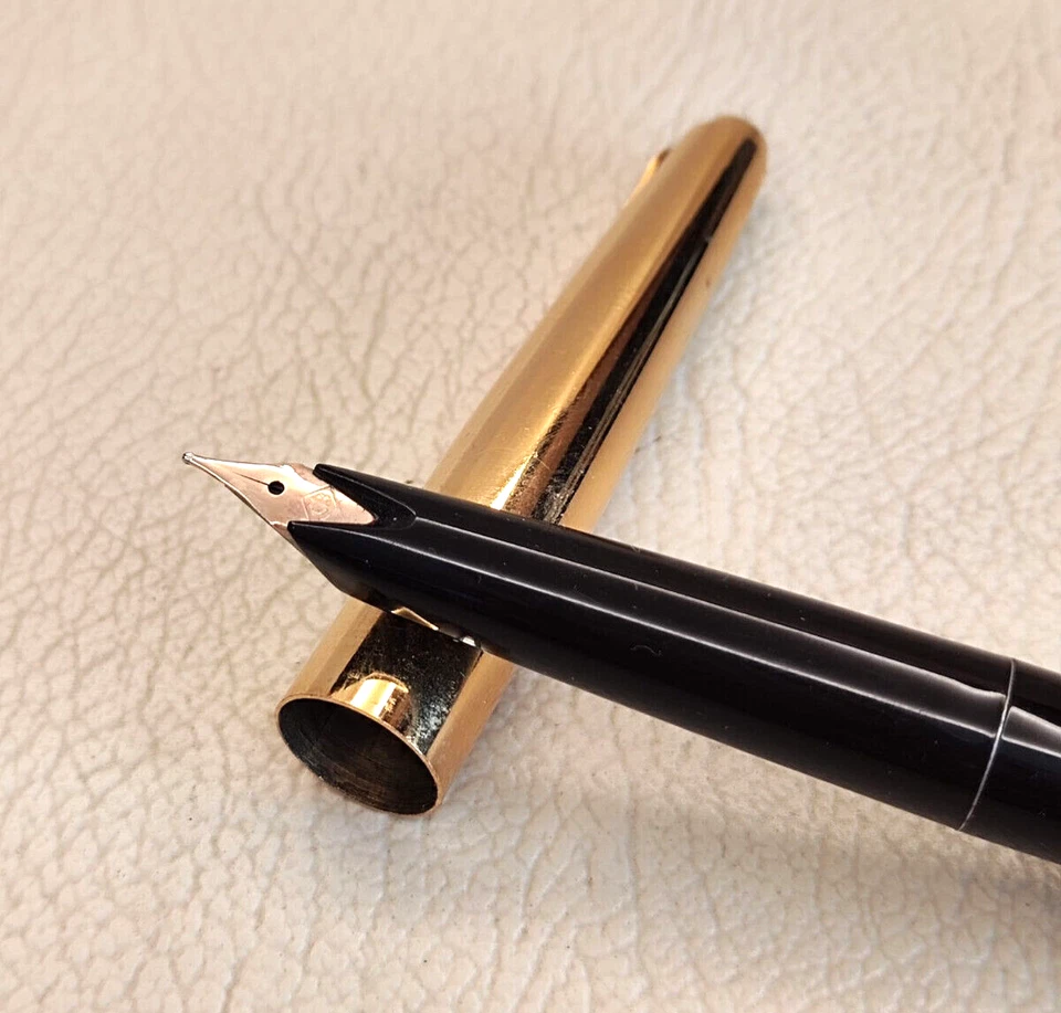 Винтажная перьевая ручка СОЮЗ СССР 1970-е золото 14k (стандарт 583) новая в коробке - Изображение 2 из 4