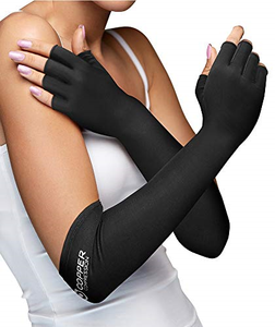Copper Compression Long Arthritis Gloves - Guaranteed ...