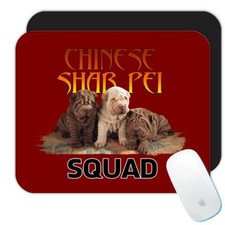 Gift Mousepad : Chinese Shar Pei Squad Dpg Funny Animal Canine Pets Dogs