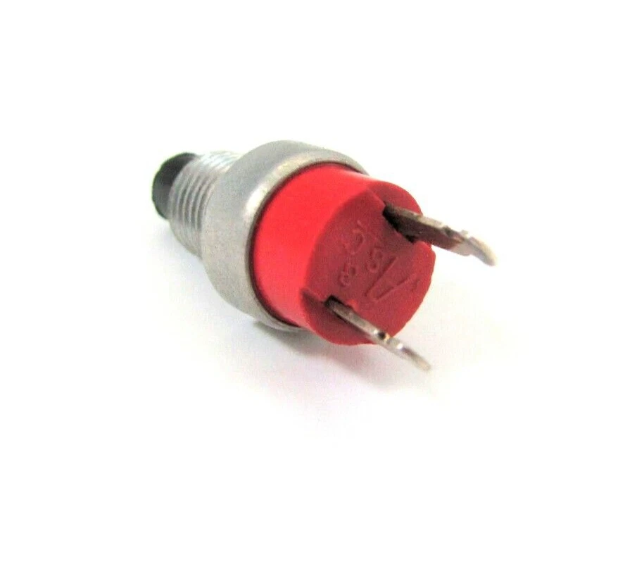 (2x) Interruptor de botón momentáneo SPST - NO - 0.5A, 120VAC/28VDC, 0.25A @ 250VAC Foto 3 de 4