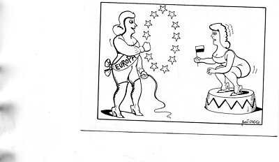 Art Zirkus Dressur Europa Illustriert Humor Andrzeja Mleczki Galerie Krakau
