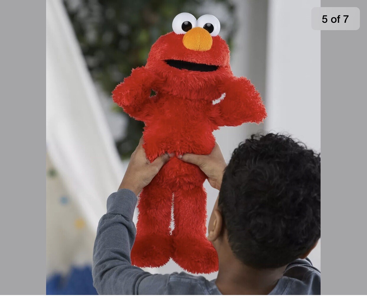 [NEW] SESAME STREET LOVE TO HUG ELMO SINGING, TALKING, HUGGING 14 ...