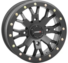 SYSTEM 3 Matte Black 14x7, 4/137, 4+3 Off-Road SB-4 Beadlock Wheels 14S3-3138