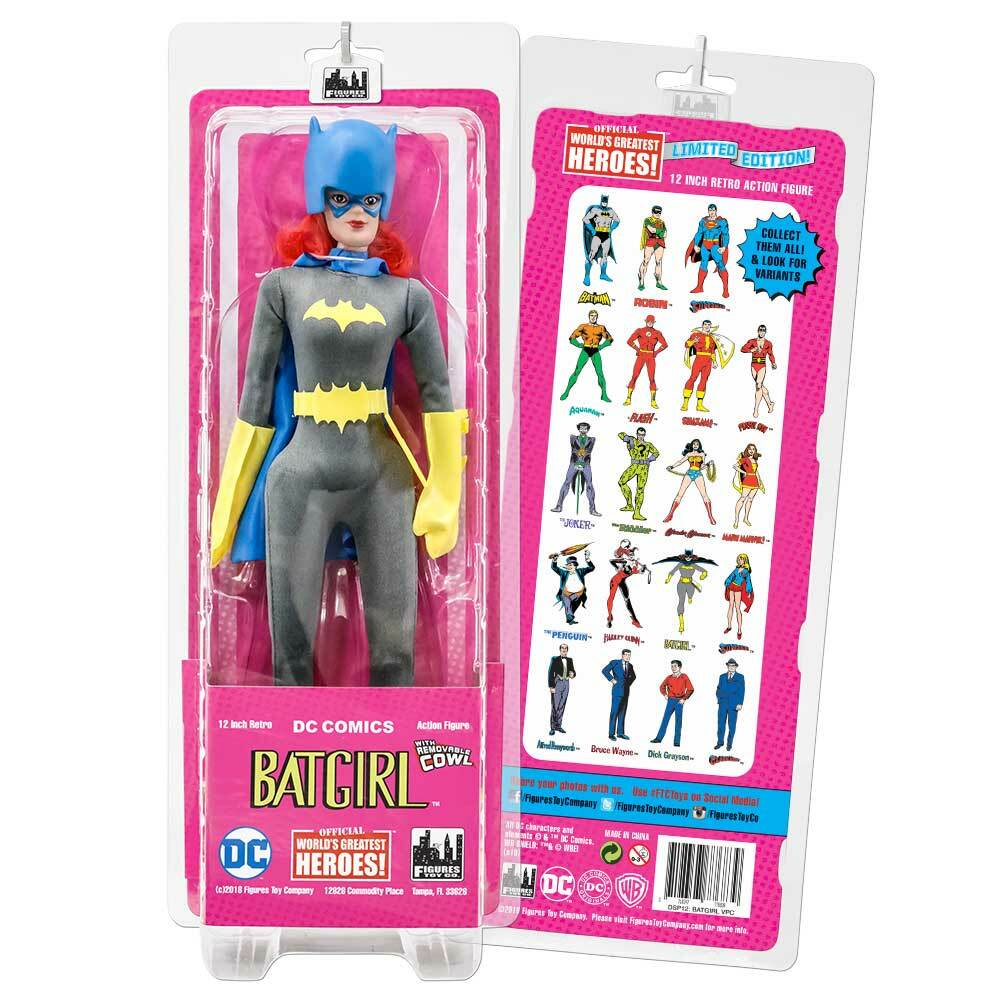 12 Inch Retro DC Comics Action Figures Series: Batgirl [Removable Cowl]