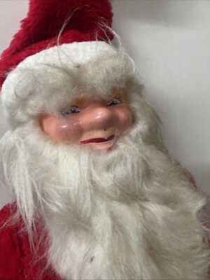Rare Vintage Christmas 41'' Stuffed 7UP Santa Claus Store Display