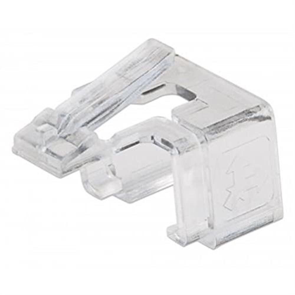 Intellinet RJ45 Clip, For RJ45 modular plug, Transparent, 50 pack White 50 Pack