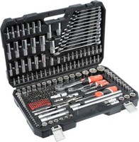 SteckschlÜSselsatz Ratschenset IM Koffer 1/2 + 3/8 + 1/4 Zoll 216-Teilig Yato