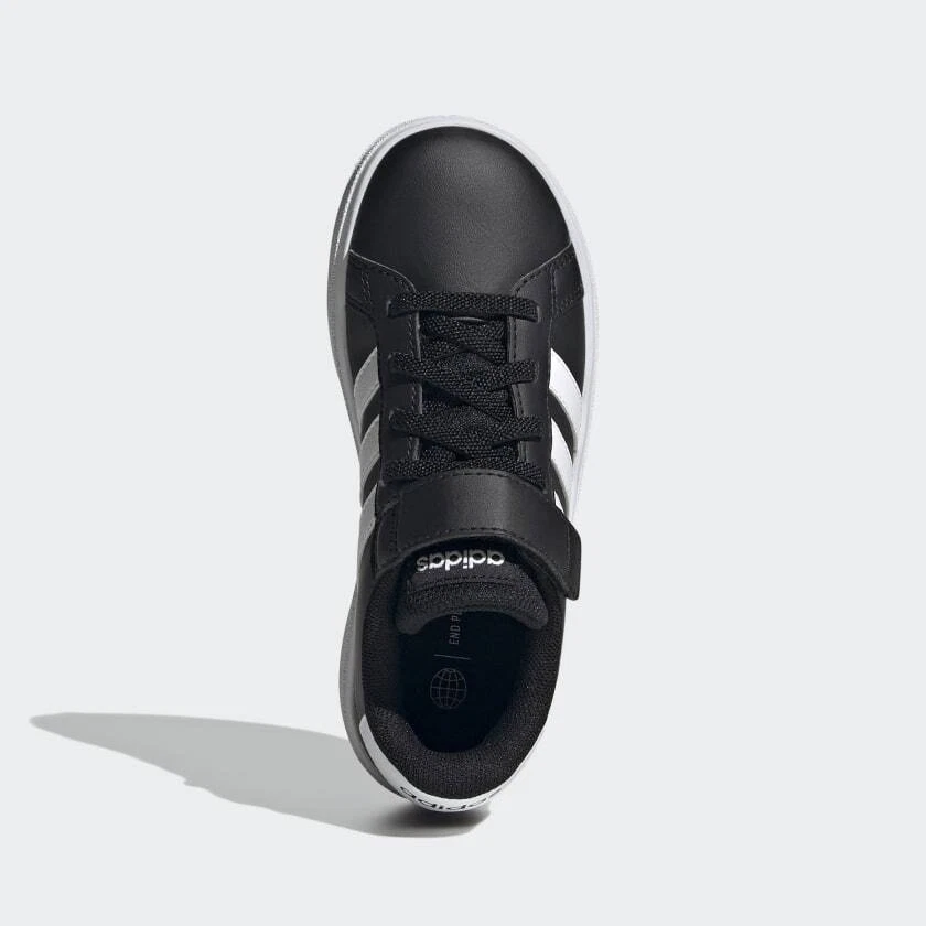 adidas kids Grand Court Court Elastic Lace and Top Strap Shoes adidas kids Grand Court Court Elastic Lace and Top Strap Shoes