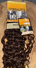 AFROCITY Human Hair Jerry Water 12  Color 4 Weft/sew In