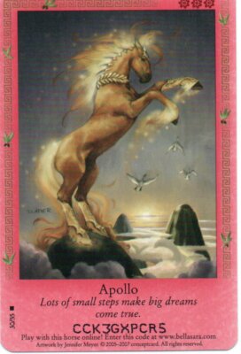 Bella Sara CCG - Ancient Lights - Apollo #30 Rare