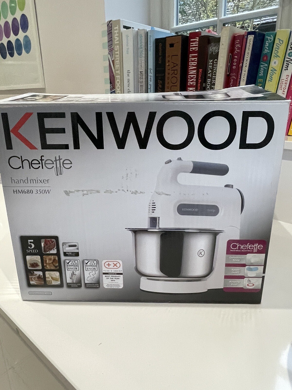 Kenwood Chefette HM680 Hand Whisk And Stand Mixer with Stainless Steel