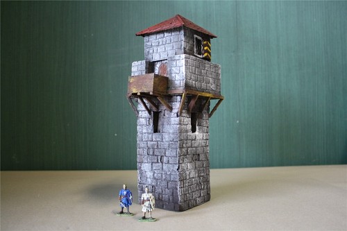 Ritter Wachturm Winterhofen 3141, zu 7cm Sammelfiguren, Fertigmodell in Composit - Picture 6 of 8