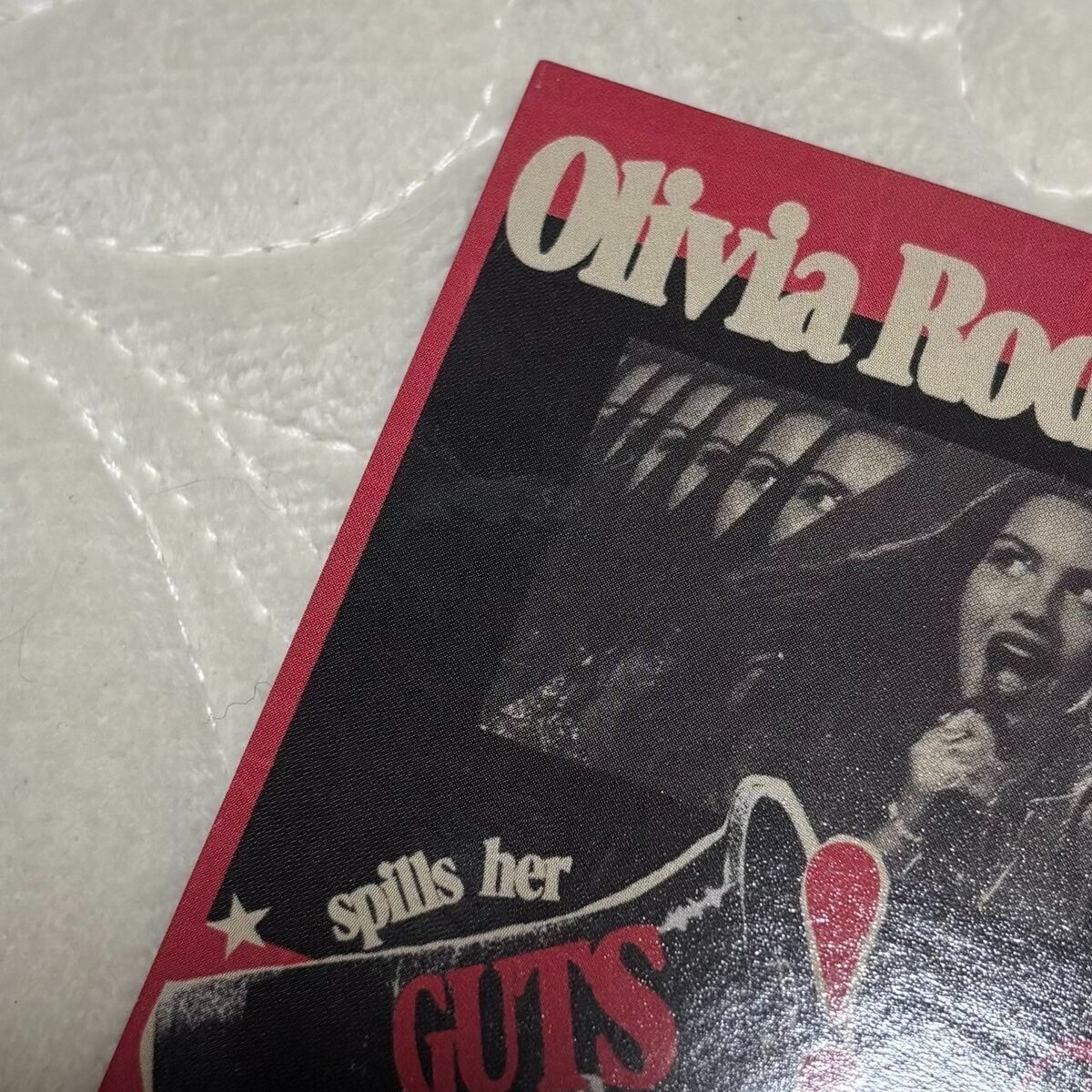 OLIVIA RODRIGO Guts World Tour Official Trading Card Tokyo September 27 2024 JPN OLIVIA RODRIGO Guts World Tour Official Trading Card Tokyo September 27 2024 JPN