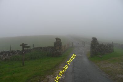 Foto 6x4 Cold Keld Gate Cam Häuser Kreuzung des Pennine Way und des P c2015