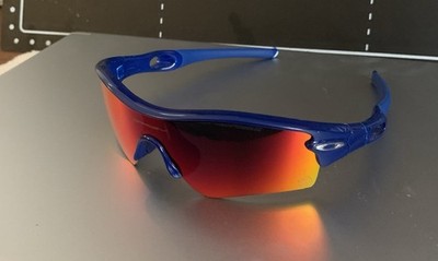 Blue Oakley Radar Path Sunglasses Positive Red Iridium