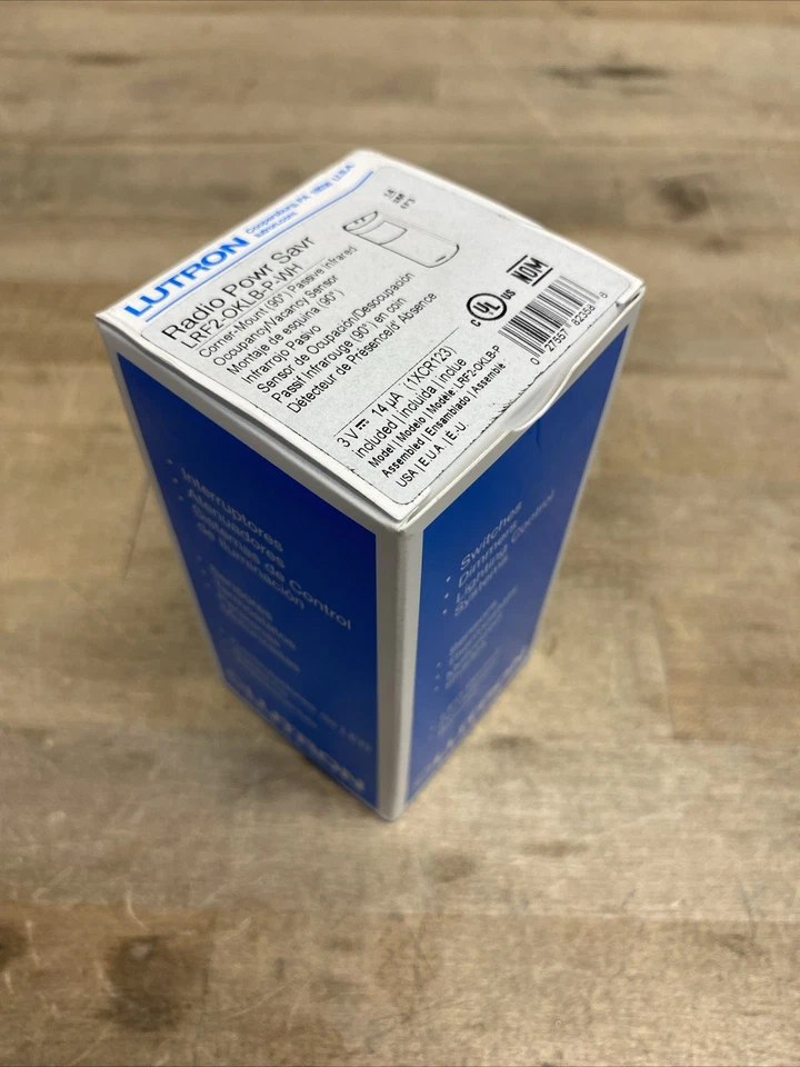 **NEW** Lutron LRF2-OKLB-P-WH Wireless Sensor - Image 3 of 4