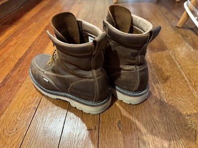Duradero Gallatin boots moc toe work boots with free resole, size 7.5