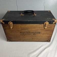Vintage Veterinary Medical Doctor Wooden Travel Case Box NAMED READ