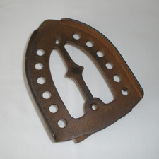 RARE Antique 14-Hole Cast Iron Sad Iron Trivet Manufacturer's Stand