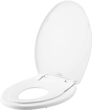 Little2Big Toilet Seat with Built-In Potty Training Seat, Slow Close, Durable...