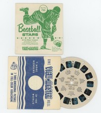 Baseball Stars of the Major Leagues 1953 View-Master Reel 725 with Booklet