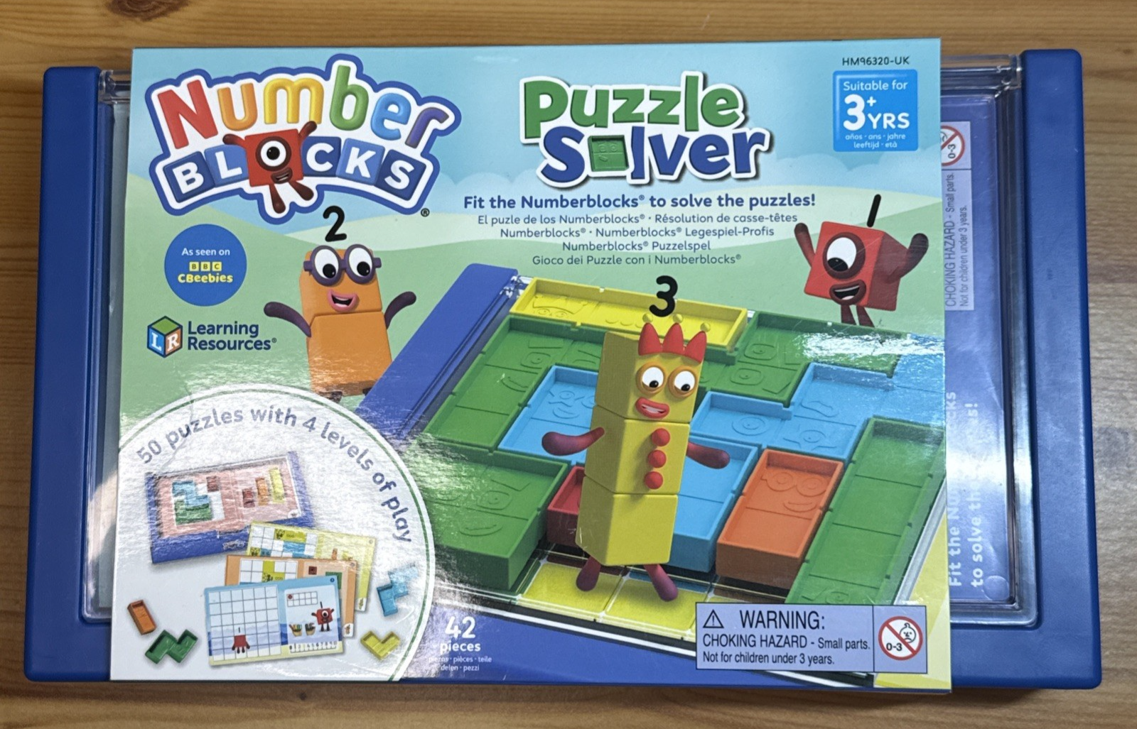 NumberBlocks Puzzle Solver 50 Puzzles 4 Difficulty Level Puzzles Ages 3 Plus