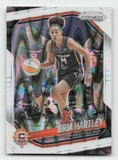 2025 Panini Prizm WNBA #86 Bria Hartley White Seismic Prizms