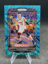 2022-23 Panini Prizm Monopoly Tyler Herro Teal Wave #48 Miami Heat Football