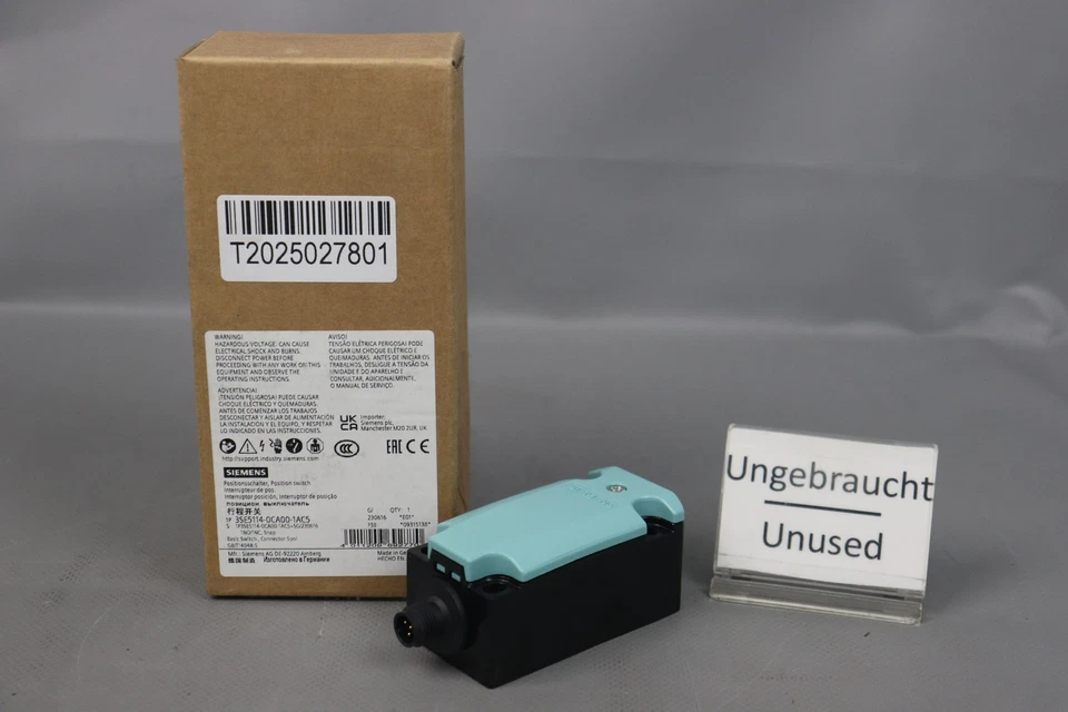 Siemens 6SE5114-0CA00-1AC5 Positionsschalter E:01 125V 4A Unused OVP