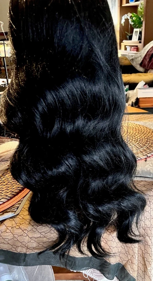 Vanessa -Brand New Lace Front Wig #1b/30 Very Soft Wig Synthetic Body Wave Wig - Image 4 of 4