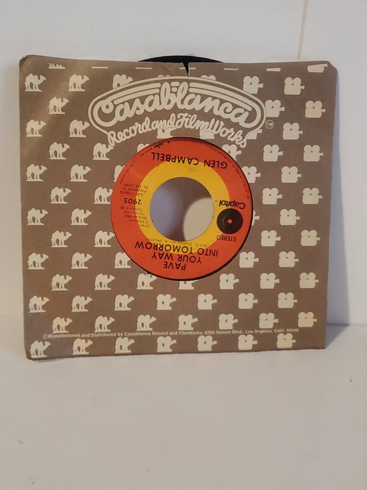 Glen Campbell - It's Only Make Believe 45 RPM Vinyl - 2905 Capitol - TESTED VG - Image 3 of 4