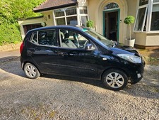 Hyundai I10 Black Petrol Manual Full 12 month MOT 35 TAX Year 2011