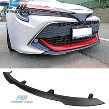 Fits 19-21 Toyota Corolla Auris 3rd E210 Hatchback Matte Black Front Bumper Lip
