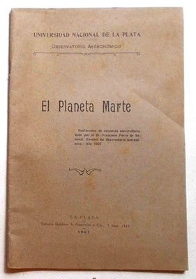 DE SOMENZI Der Planet Mars. 1907 (Astronomie)