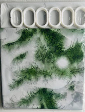 Snow Scenes Shower Curtain Forest Pine Tree Refreshing 71.5 x 72