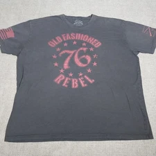 Grunt Style T Shirt Mens 3XL 76 Rebel Black Short Sleeve Read