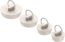 Bathtub Drain Stoppers, 4 Pieces Rubber Sink Stopper Set Bath Tub Plug Kitchen B