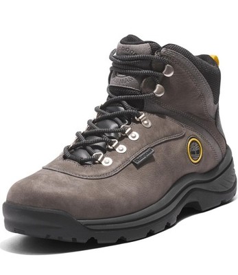 Timberland Mens White Ledge Mid Size 13 M Waterproof Grey Leather Hiking Boots