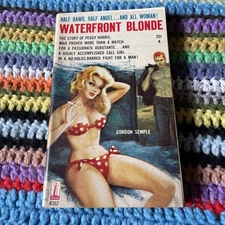 Waterfront Blonde - Gordon Semple - 1960 Paperback - Pulp Sleaze - Frace Cover