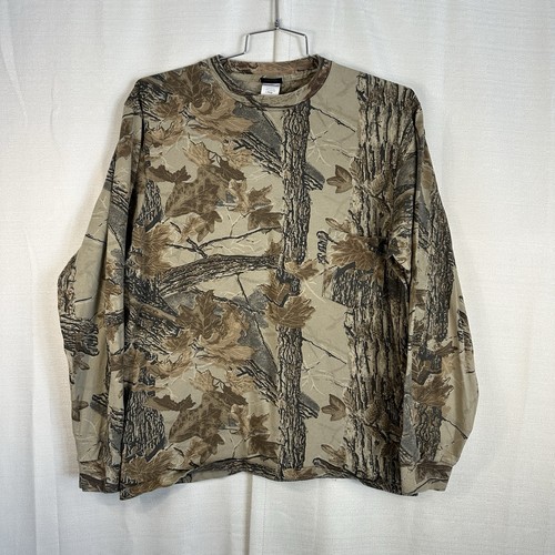 Pull De Chasse Vintage Rattlers En Realtree – Taille XL, Motif Chêne Mousse, Fabriqué Aux USA