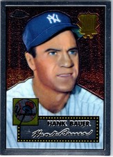 2002 Topps Chrome - 1952 Reprints Hank Bauer #52R-19
