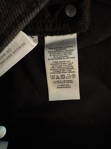 Loft "The Skinny" Neu mit Etikett Größe 8/29 einfarbig schwarz Knopfleiste einfarbig schwarz Jeans - Bild 6 von 6