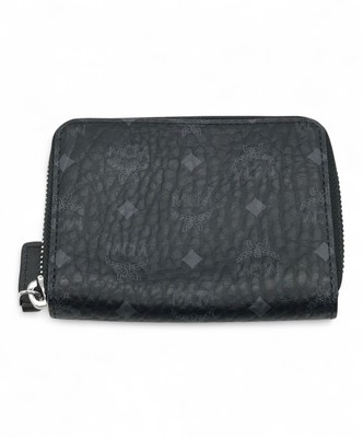 MCM Mini Aren Zip Wallet Authentic Women 1427