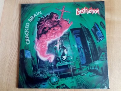 Destruction   Cracked Brain   Green  Colored  Vinyl Neu