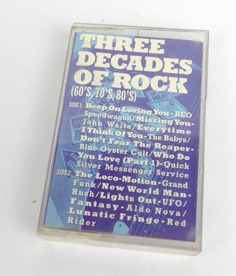 Musikkassette - THREE DECADES OF ROCK - Rock Sampler - Tape MC