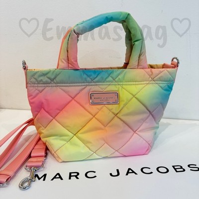 Marc Jacobs Quilted Nylon Mini Tote 4P6HTT067H02 Desert Sun $298