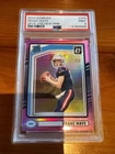 New Listing2024 Panini Donruss - Rated Rookie Drake Maye PSA 9 Optic Preview Pink Prizm