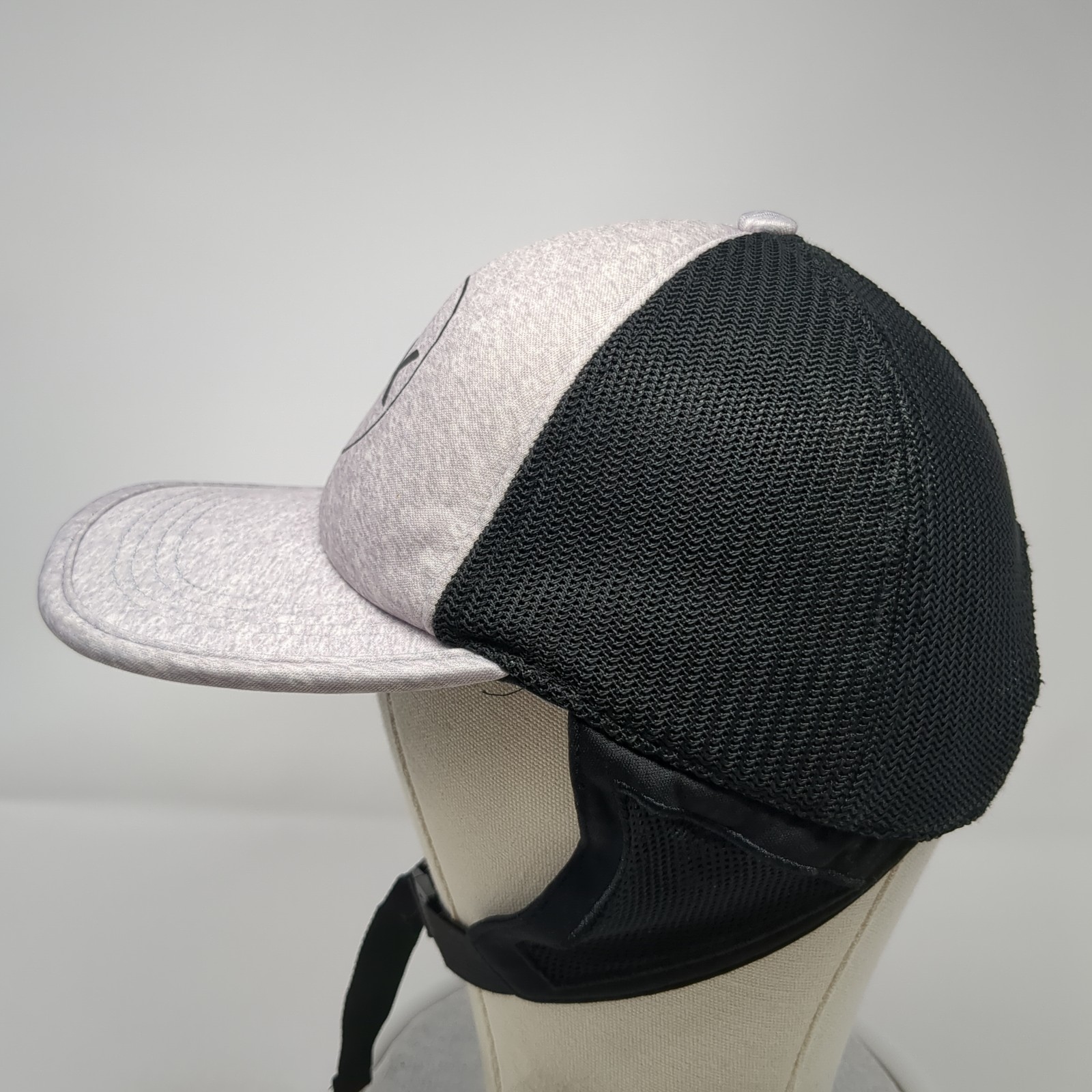 DK Surf Snapback Trucker Hat Gray One Size Adjustable Mesh Back Ear Flaps