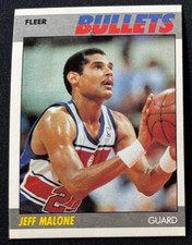 JEFF MALONE 1987-88 FLEER WASHINGTON BULLETS